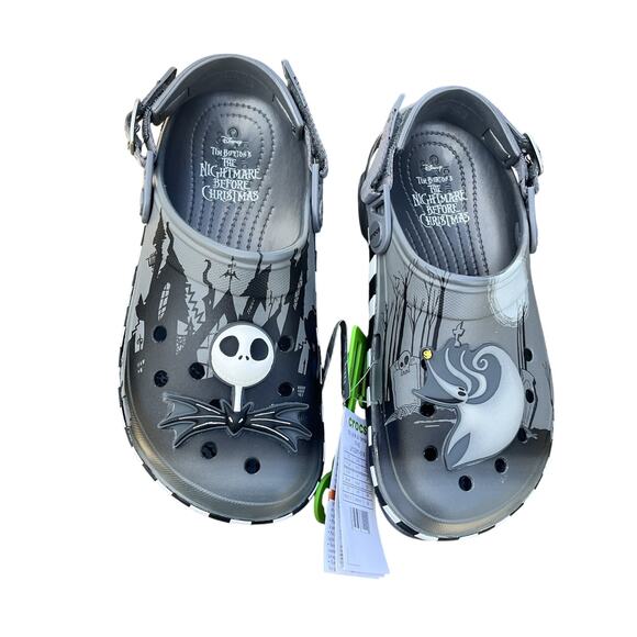 Disney Parks Nightmare Before Christmas Jack Zero Adult Clogs Crocs Size M7/W9 - Picture 3 of 12
